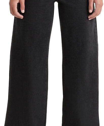 Stylish Plus-Size Wide-Leg Jeans