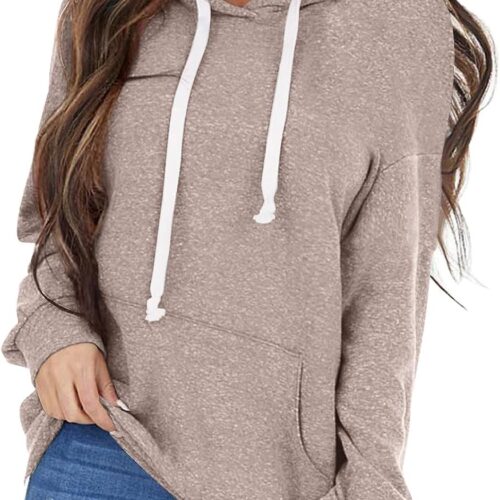 Women's Drawstring Hoodie with Pockets