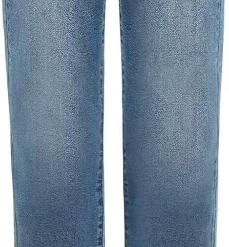High-Waisted Raw-Hem Cropped Jeans